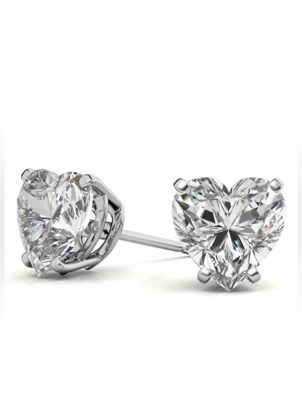 4CT 925 MOISSANITE STUDS